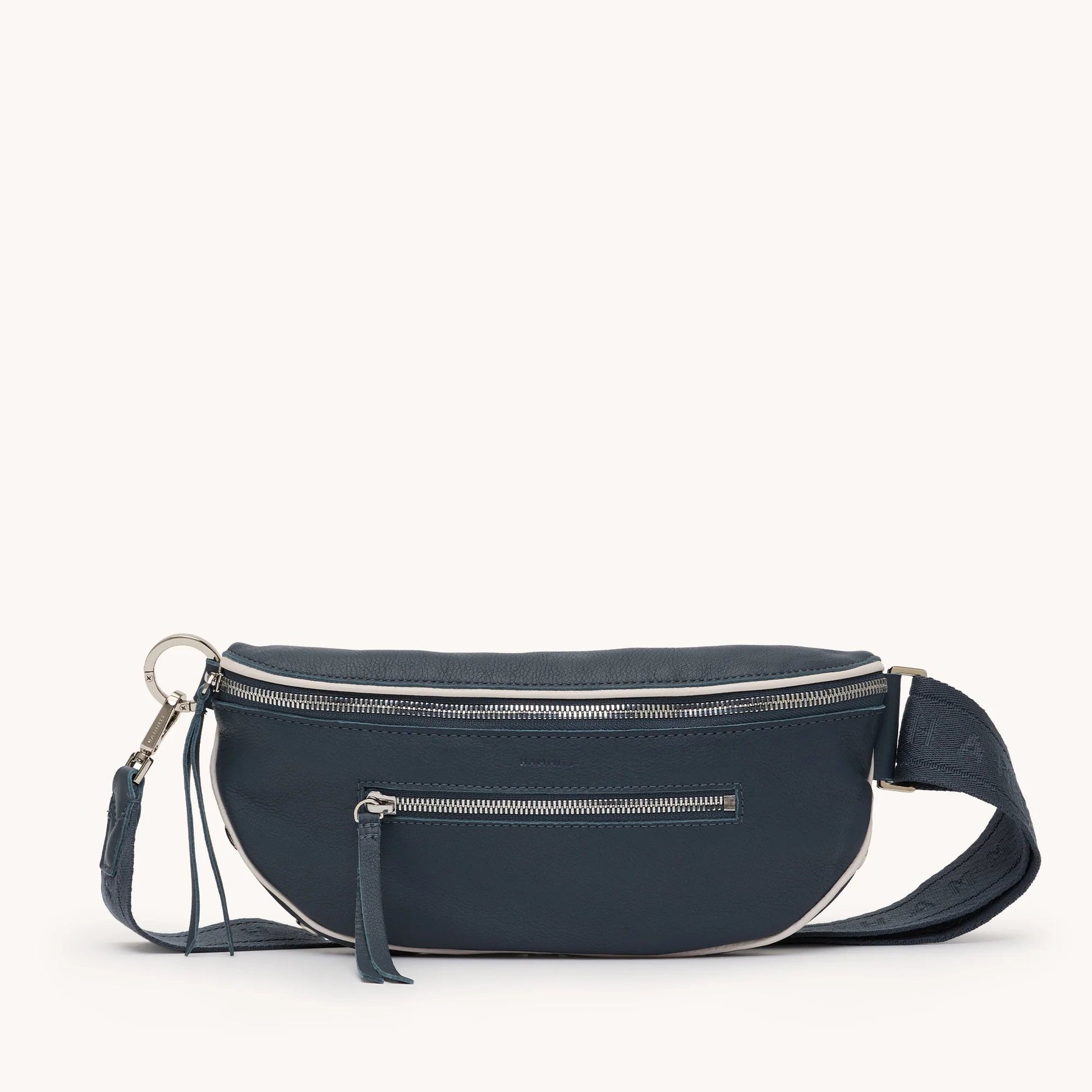 Hammitt Charles Belt Bag - Nautical Navy/Shiny Silver