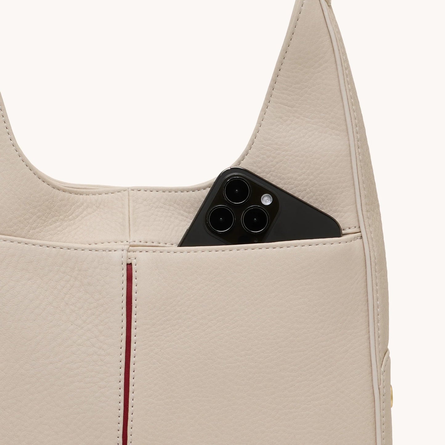 Hammitt Tim Med Bag - Catamaran Cream/Brushed Gold