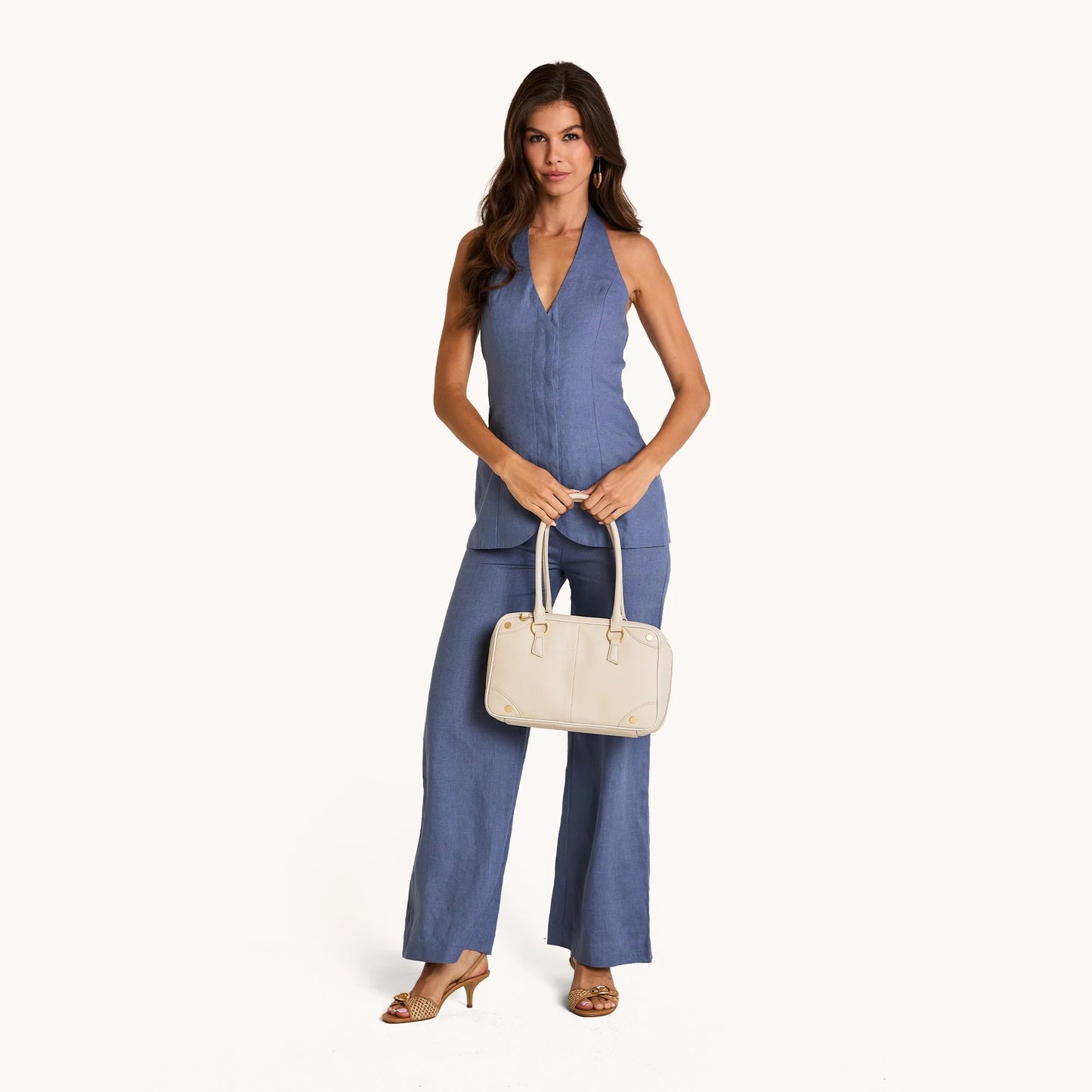 Hammitt Meredith Med - Catamaran Cream/Brushed Gold