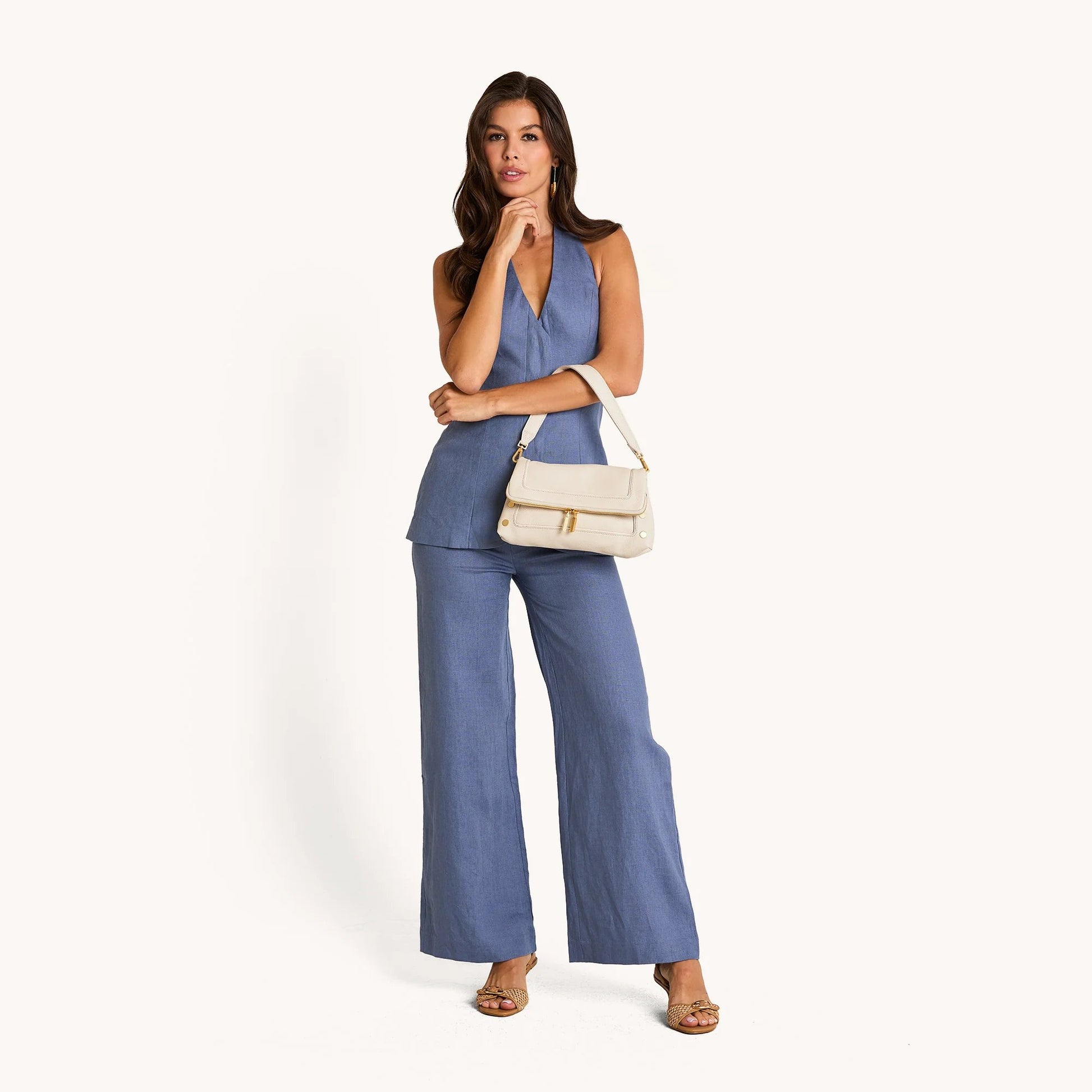 Hammitt Beverly Med – Catamaran Cream/Brushed Gold