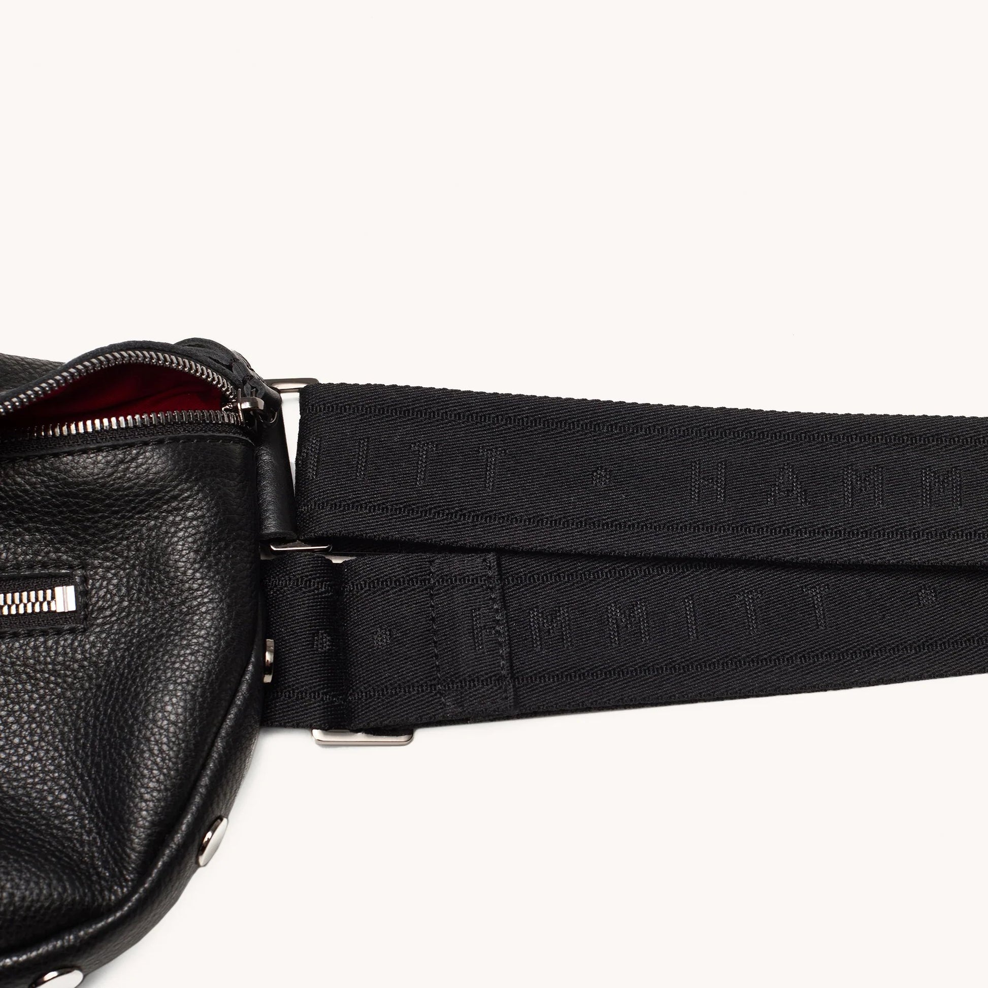 Hammitt Charles Lrg Belt Bag - Black/Gunmetal