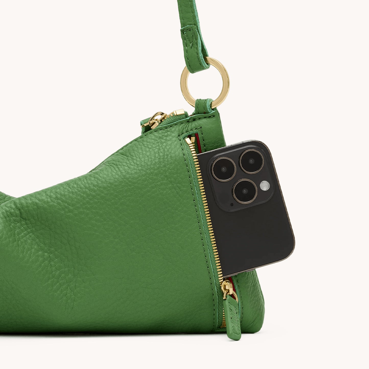 Hammitt Kyle Crossbody/Shoulder Bag - Dill/Shiny Gold