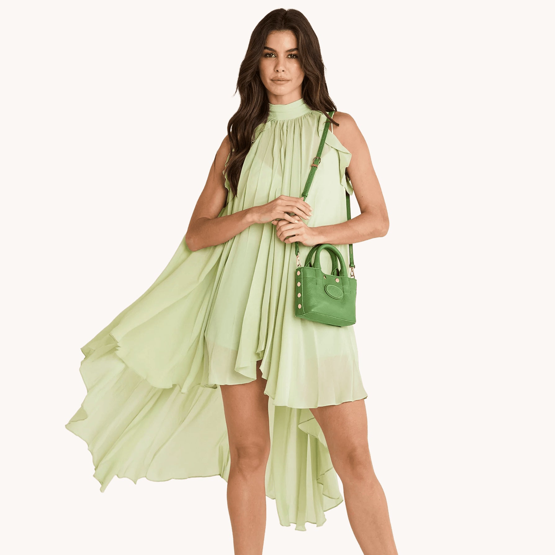 Hammitt Olympia Tote Mini - Dill/Shiny Gold