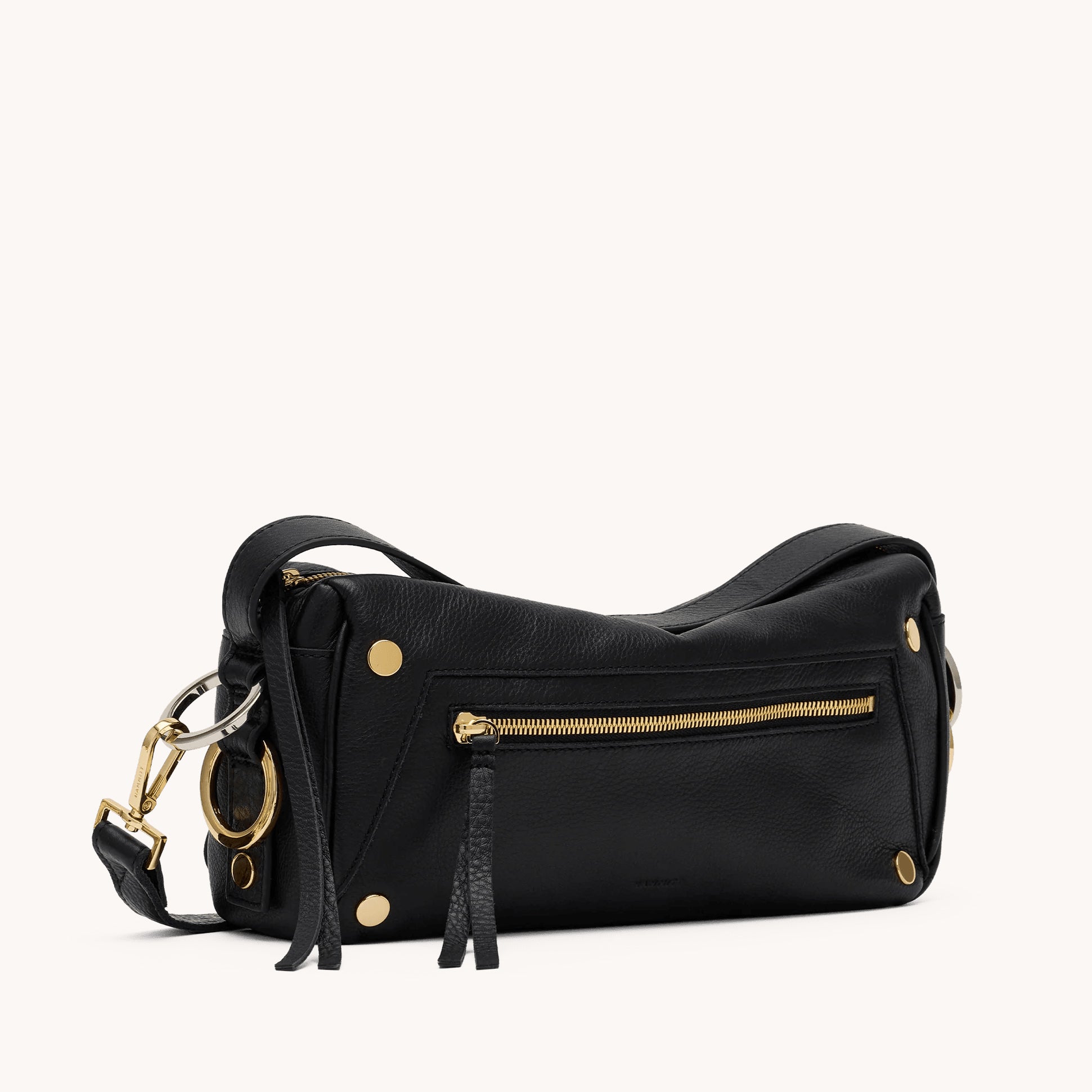 Hammitt Doxie Med - Black/Gold Silver
