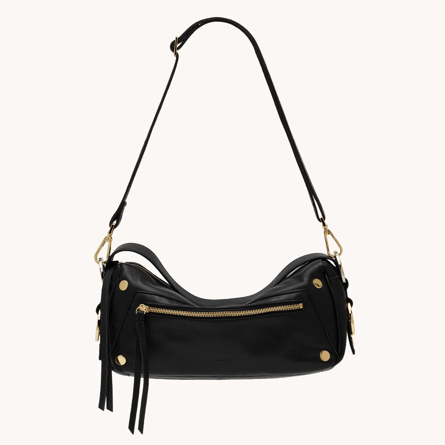 Hammitt Doxie Med - Black/Gold Silver