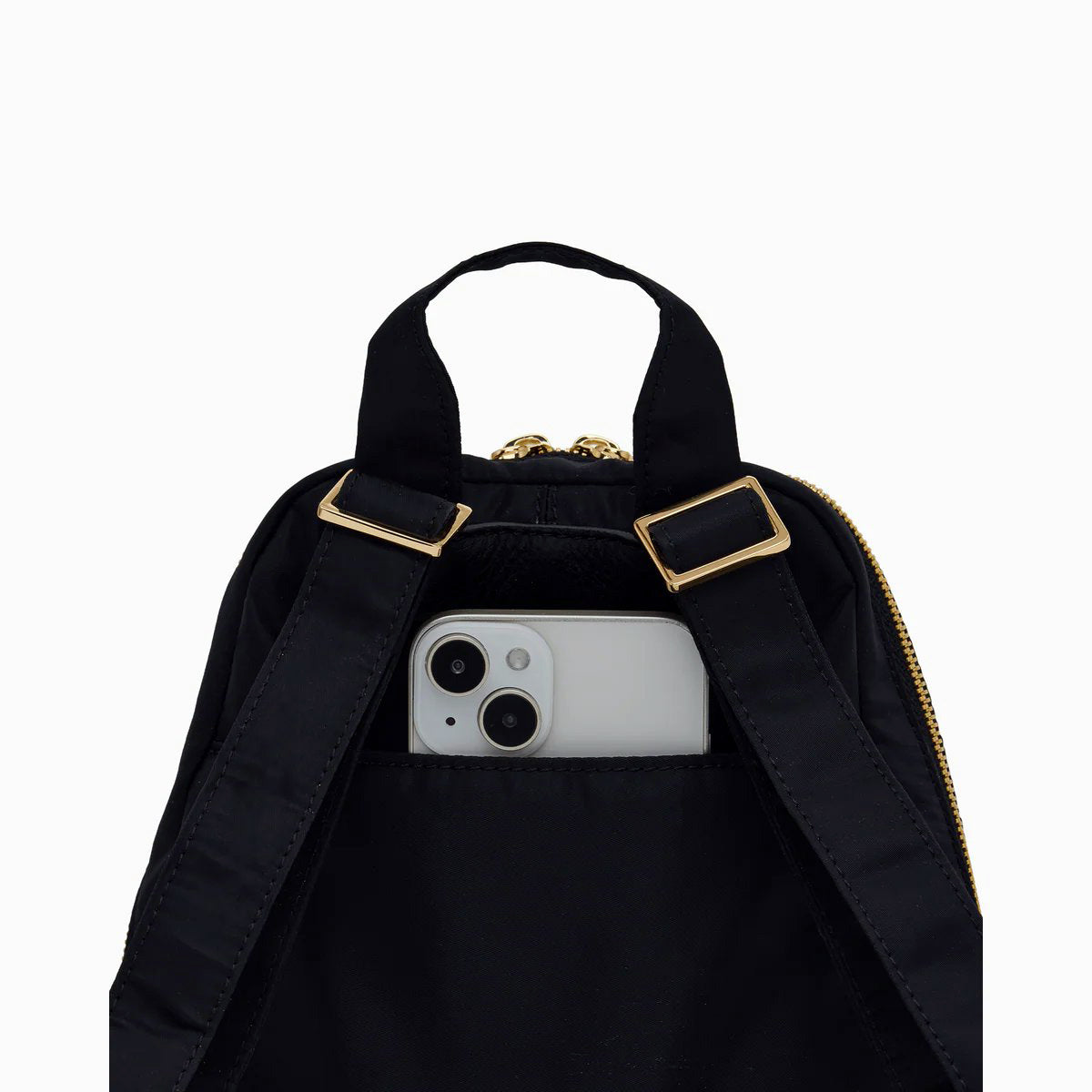 Hammitt Hunter Med Backpack - Black Nylon Cargo/Gold