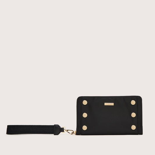 Hammitt Bryant Wallet - Black Nylon Cargo/Gold