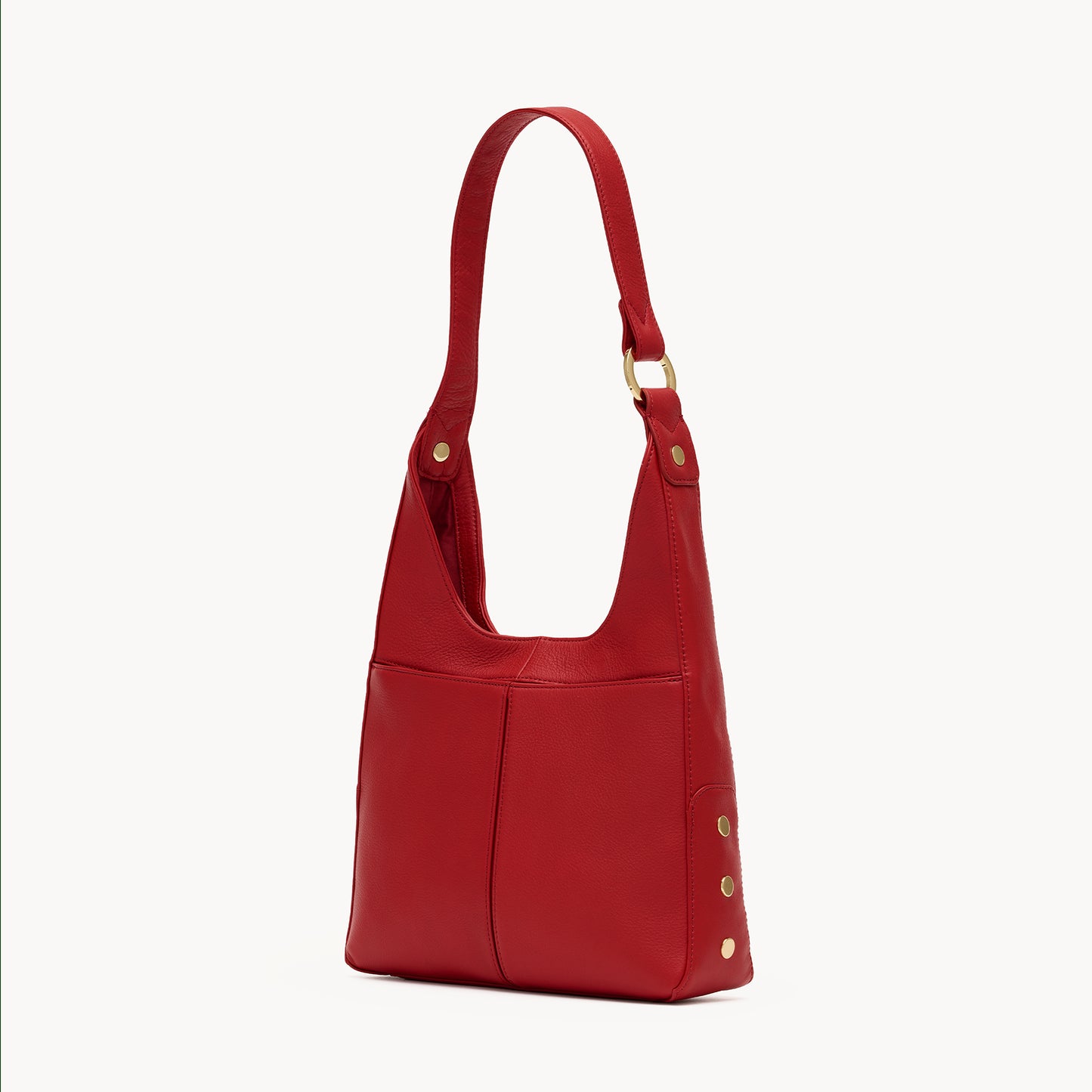 Hammitt Tim Med Bag - Chili Red/Shiny Gold