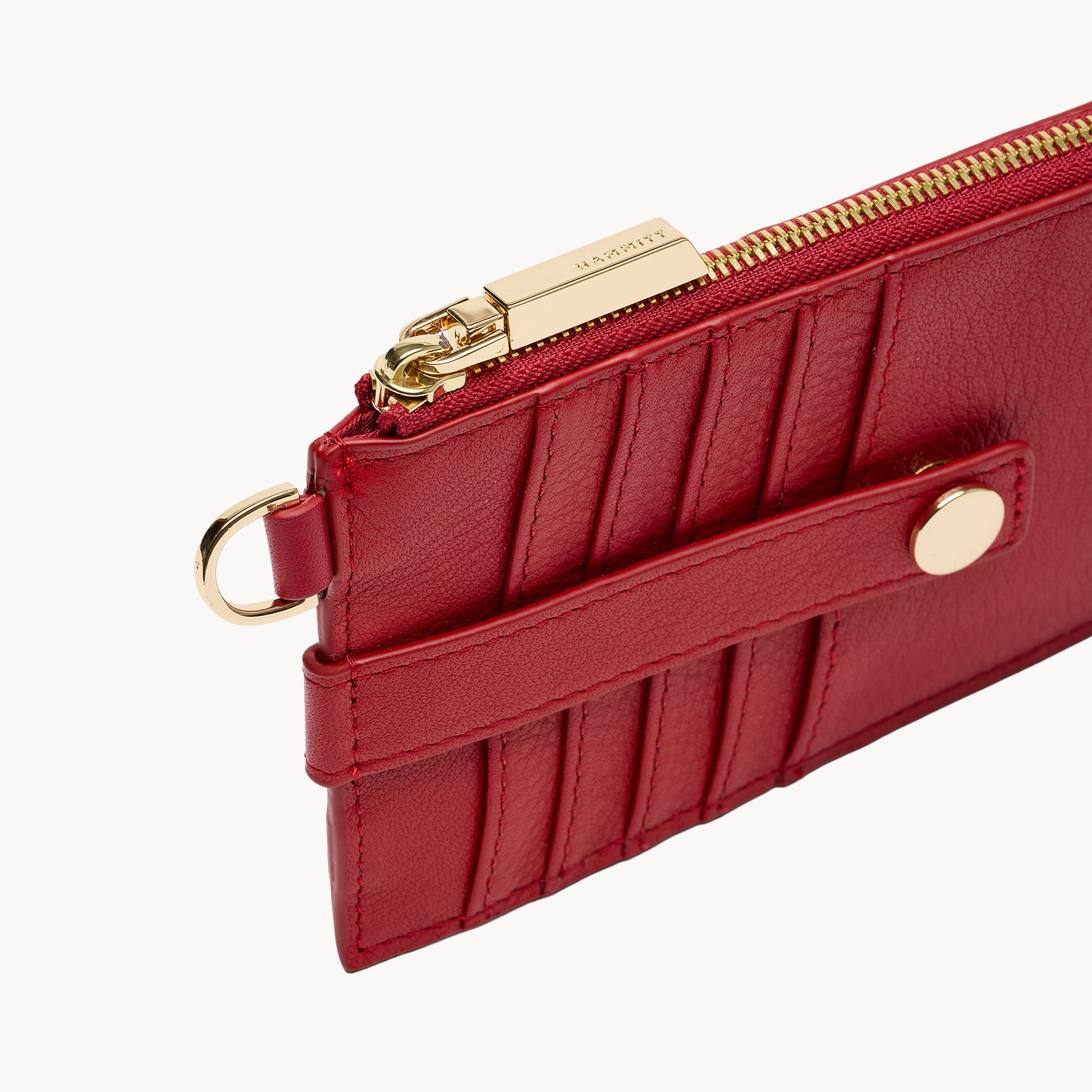 Hammitt 210 East Wallet - Chili Red/Shiny Gold