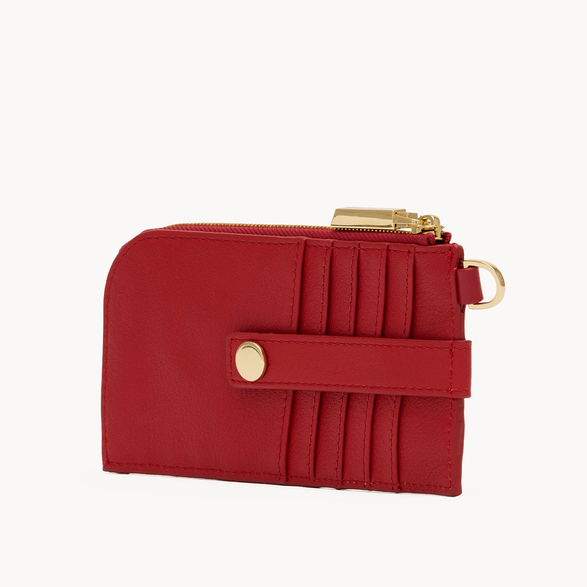 Hammitt 210 East Wallet - Chili Red/Shiny Gold