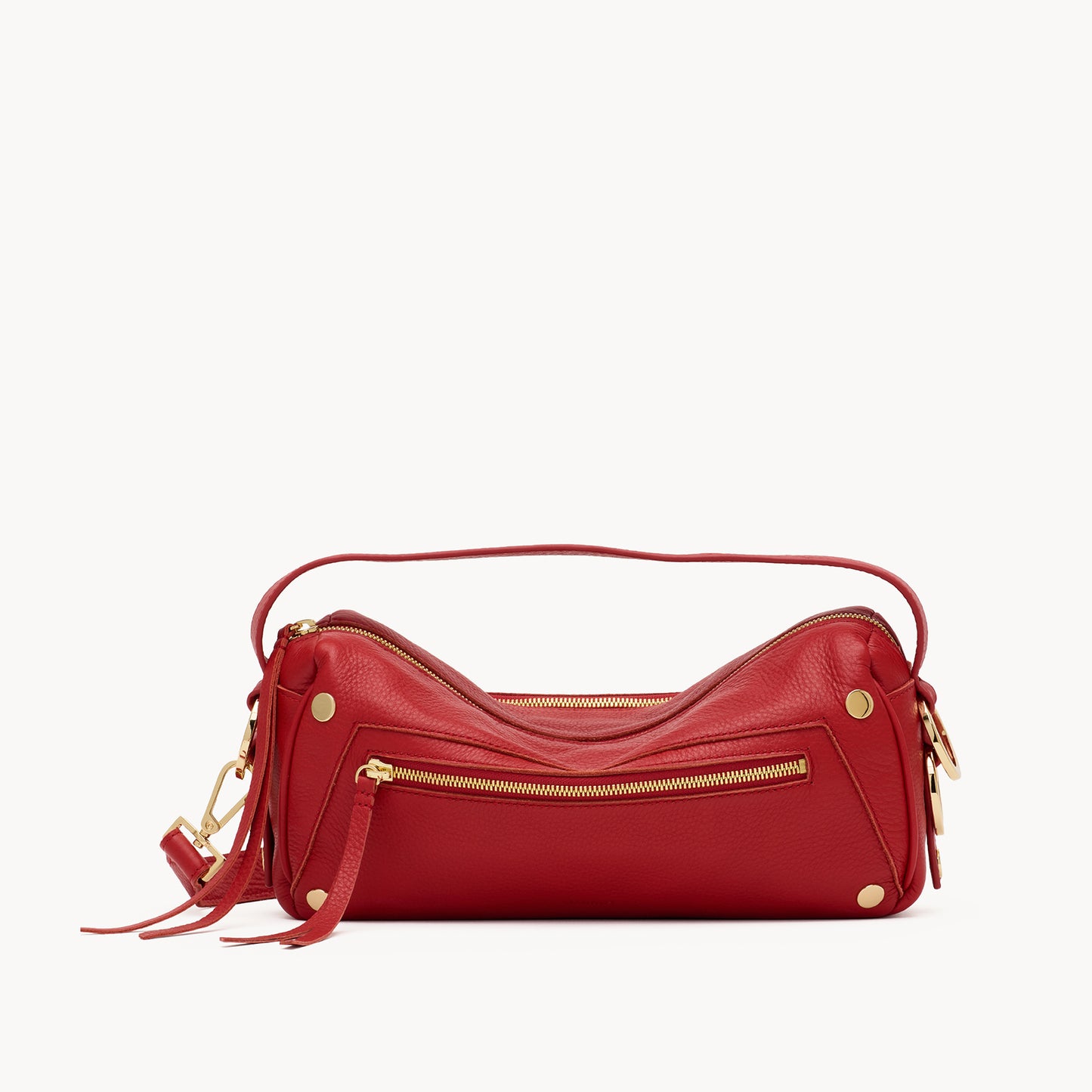 Hammitt Doxie Med - Chili Red/Shiny Gold