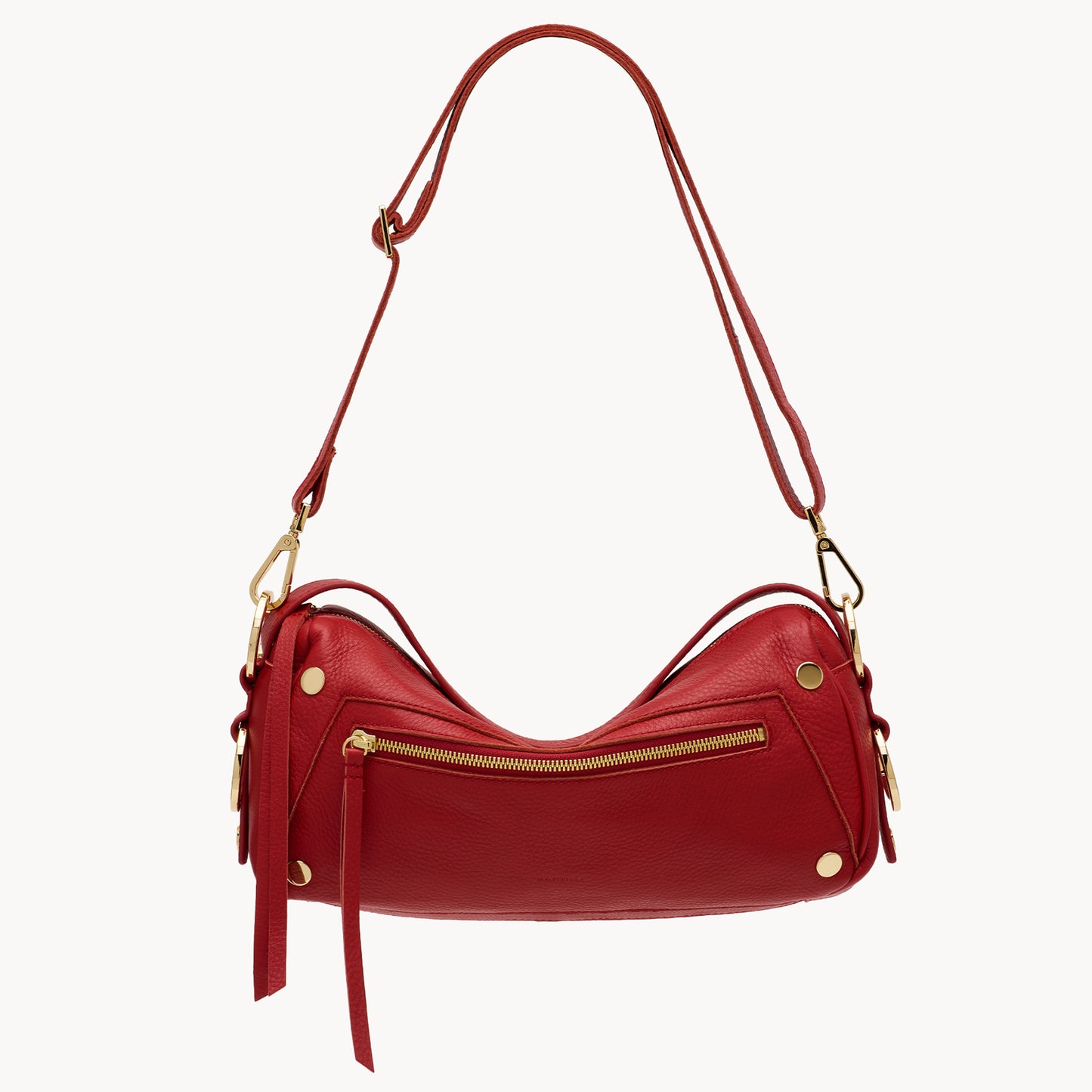 Hammitt Doxie Med - Chili Red/Shiny Gold