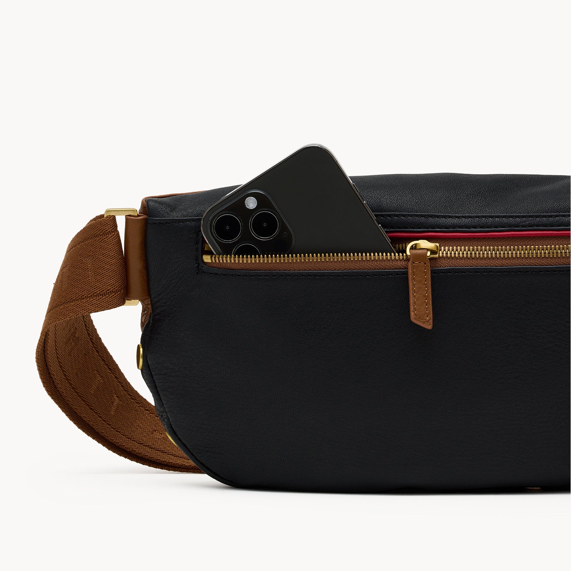 Hammitt Charles Lrg Belt Bag - East End/Antique Gold