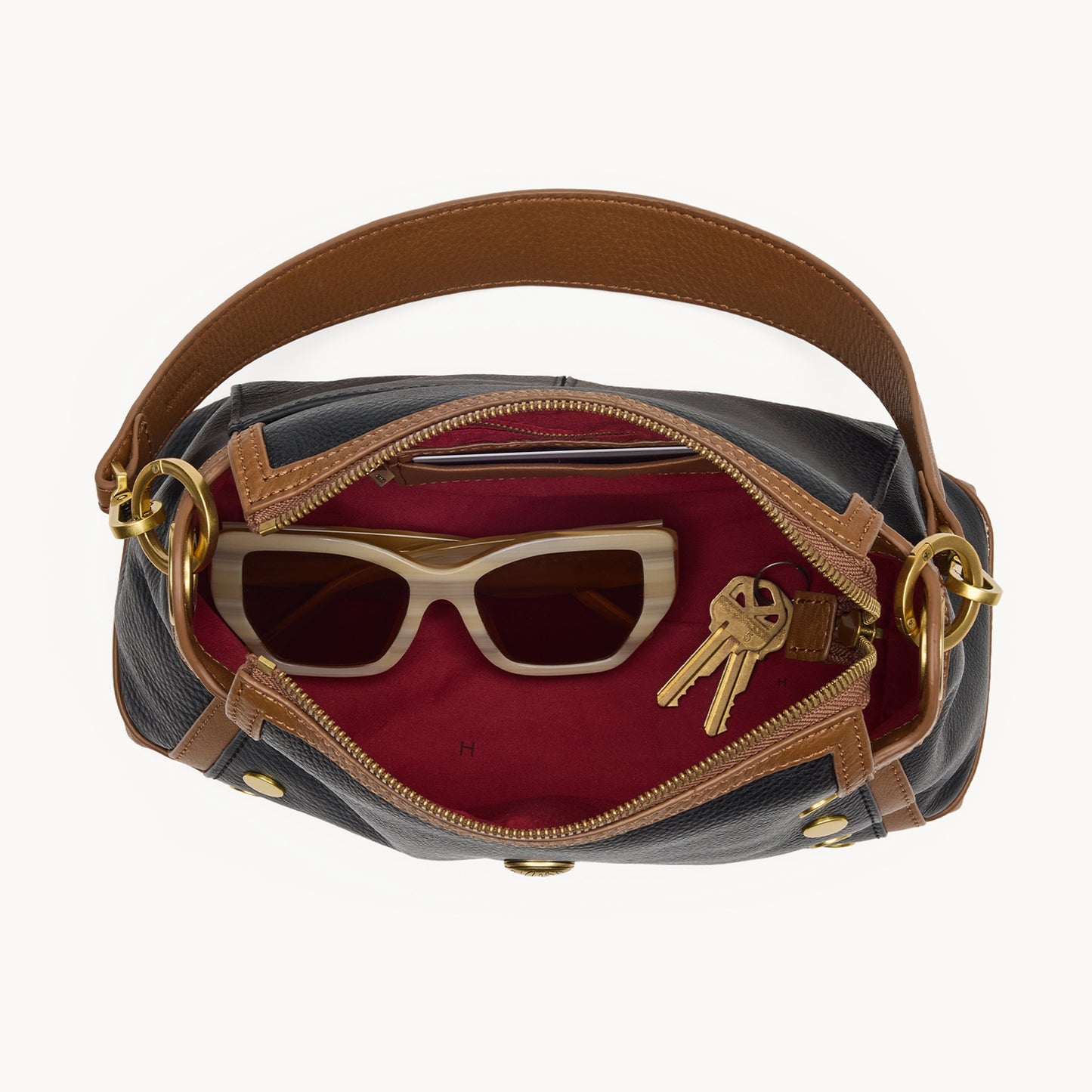 Hammitt Bryant Medium Crossbody Bag - East End/Antique Gold