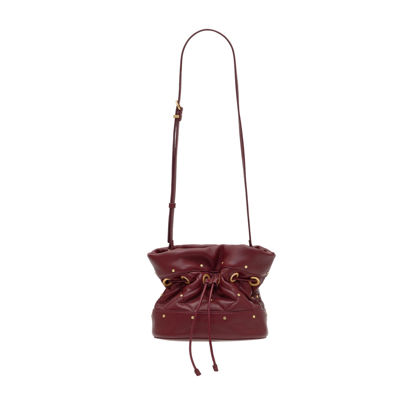 Hammitt Gianna Sml - Quilted Cherrywood/Brushed Gold