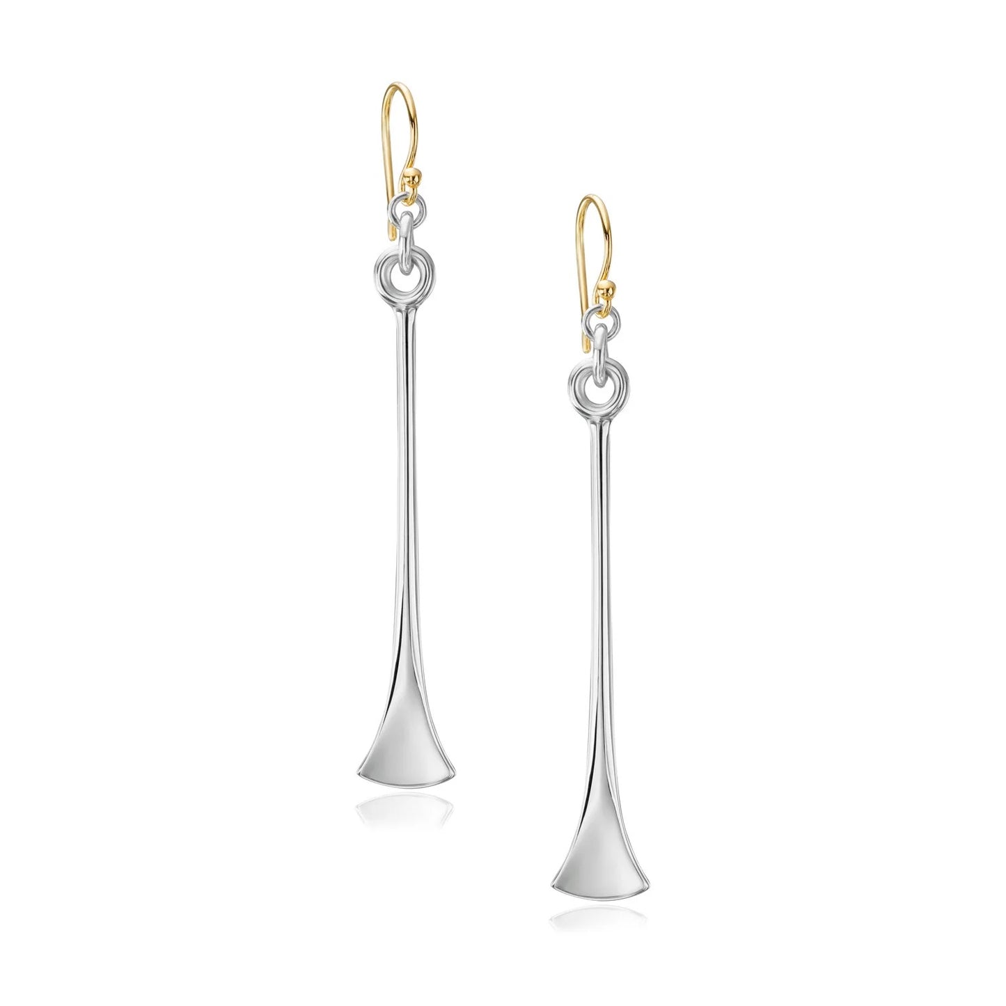 Sterling Silver 'Swing' Drop Earrings