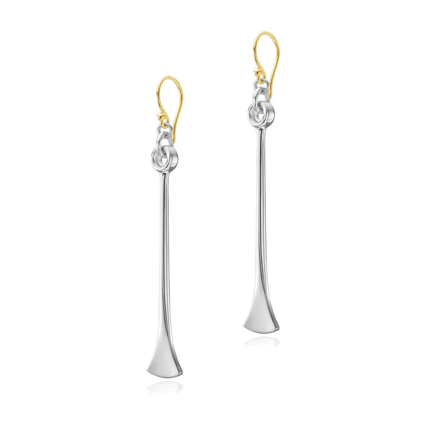 Sterling Silver 'Swing' Drop Earrings