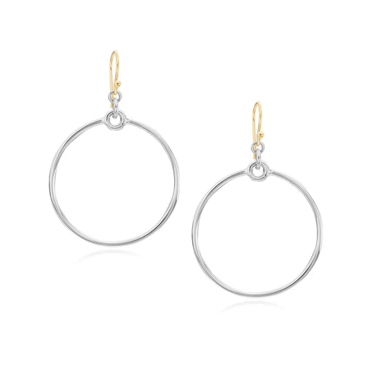 Sterling Silver 'Hoopla' Dangle Earrings