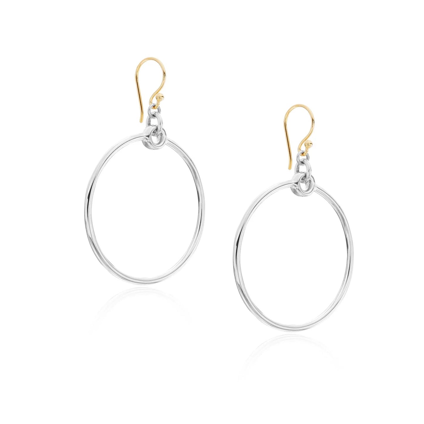 Sterling Silver 'Hoopla' Dangle Earrings