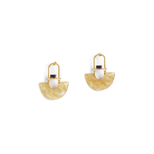 Classic Flavia Earrings - Iolite