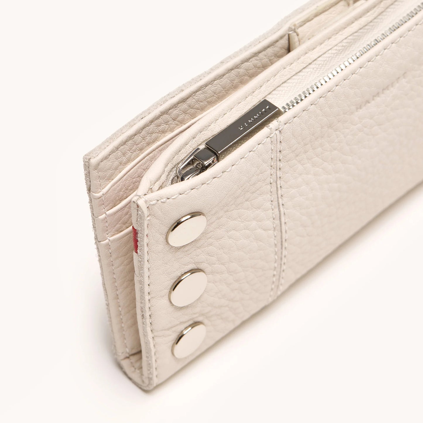 Hammitt 110 North Wallet - LIMITED EDITION Calla Lily White/Shiny Silver