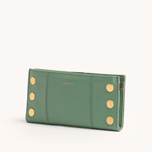 Hammitt 110 North Wallet - LIMITED EDITION Artichoke/Brushed Gold