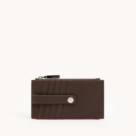 Hammitt 210 West Wallet - Espresso Pebble/Silver