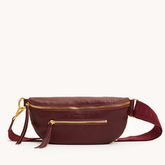 Hammitt Charles Belt Bag - LIMITED EDITION Cherrywood/Brushed Gold