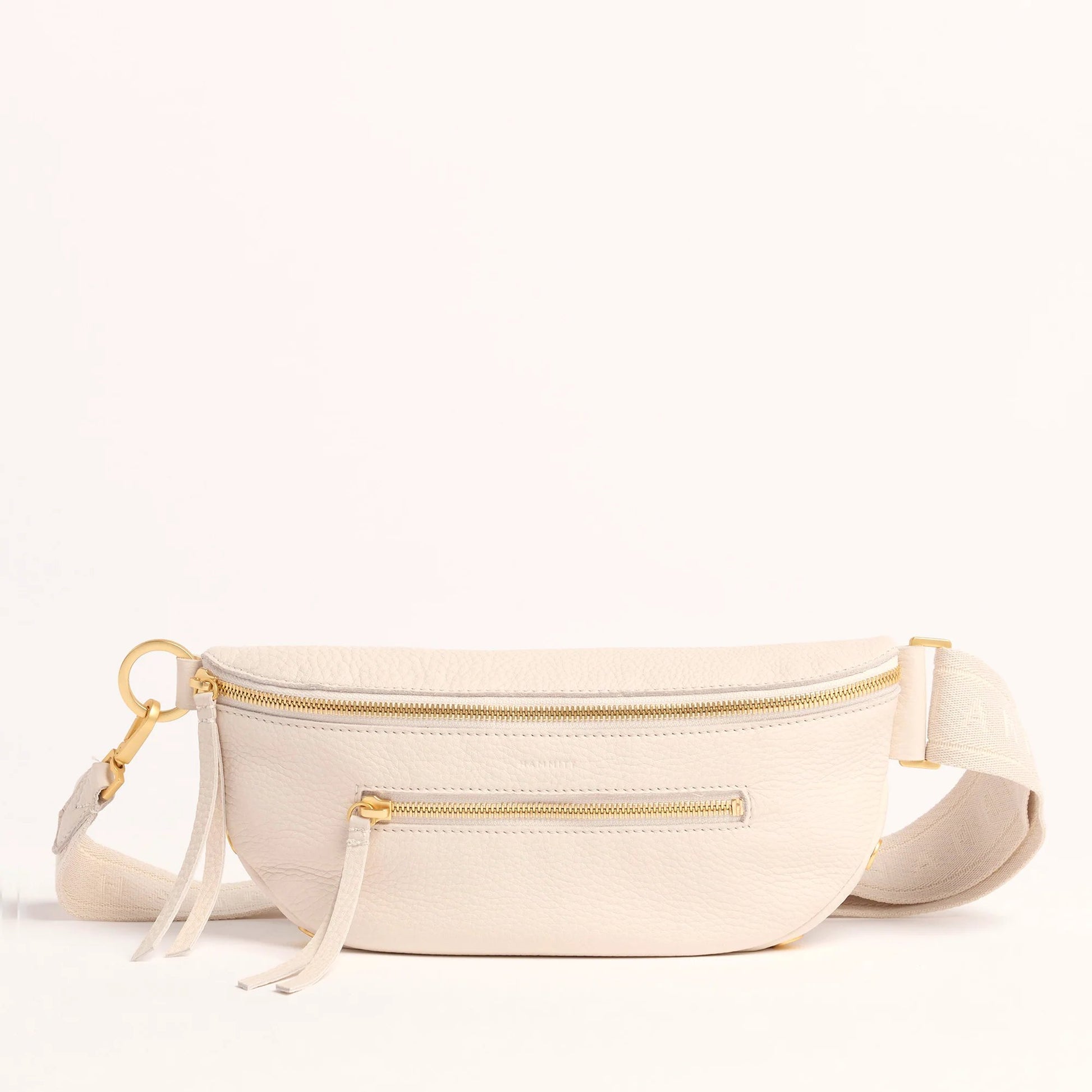 Hammitt Charles Belt Bag - LIMITED EDITION Calla Lily White/Brushed Gold