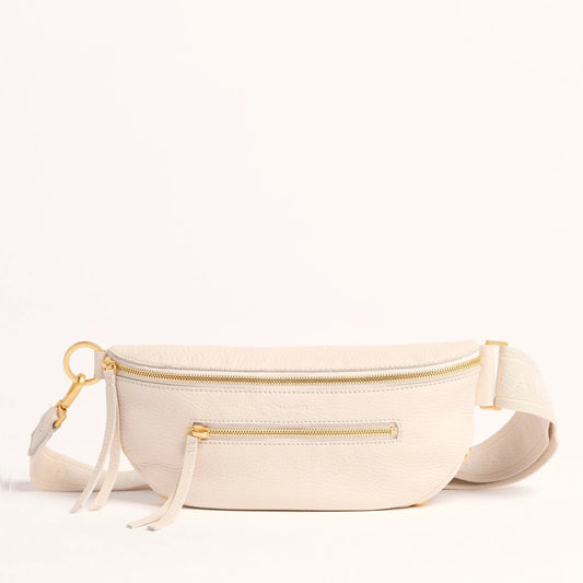 Hammitt Charles Belt Bag - LIMITED EDITION Calla Lily White/Brushed Gold