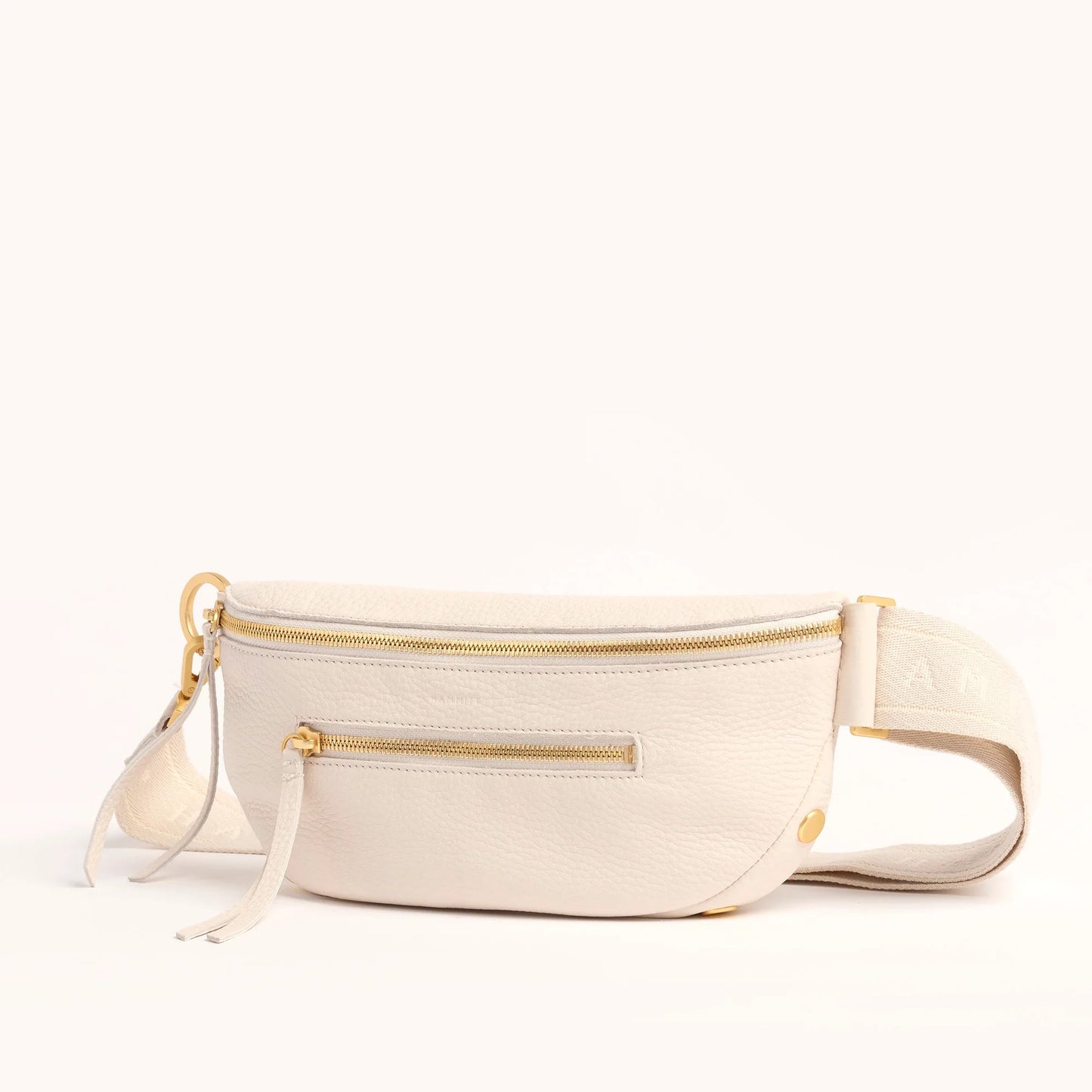 Hammitt Charles Belt Bag - LIMITED EDITION Calla Lily White/Brushed Gold