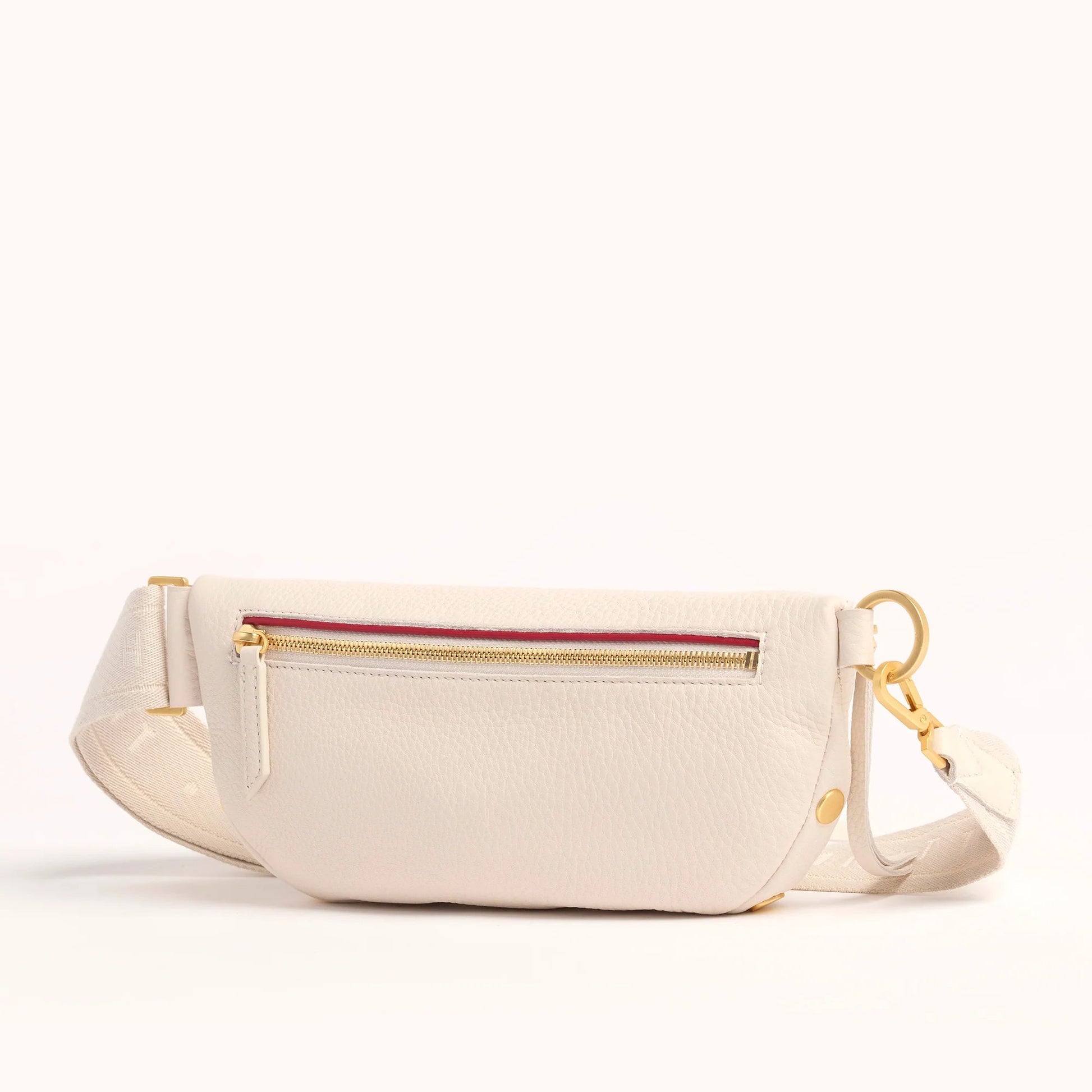 Hammitt Charles Belt Bag - LIMITED EDITION Calla Lily White/Brushed Gold