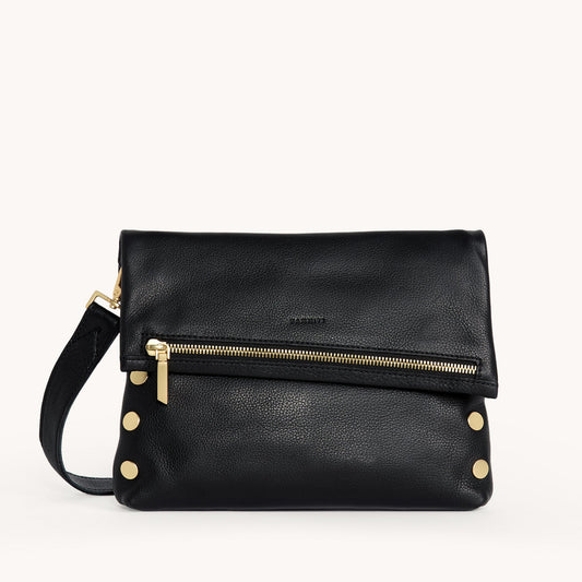 Hammitt VIP Medium Crossbody Bag - Black/Brushed Gold