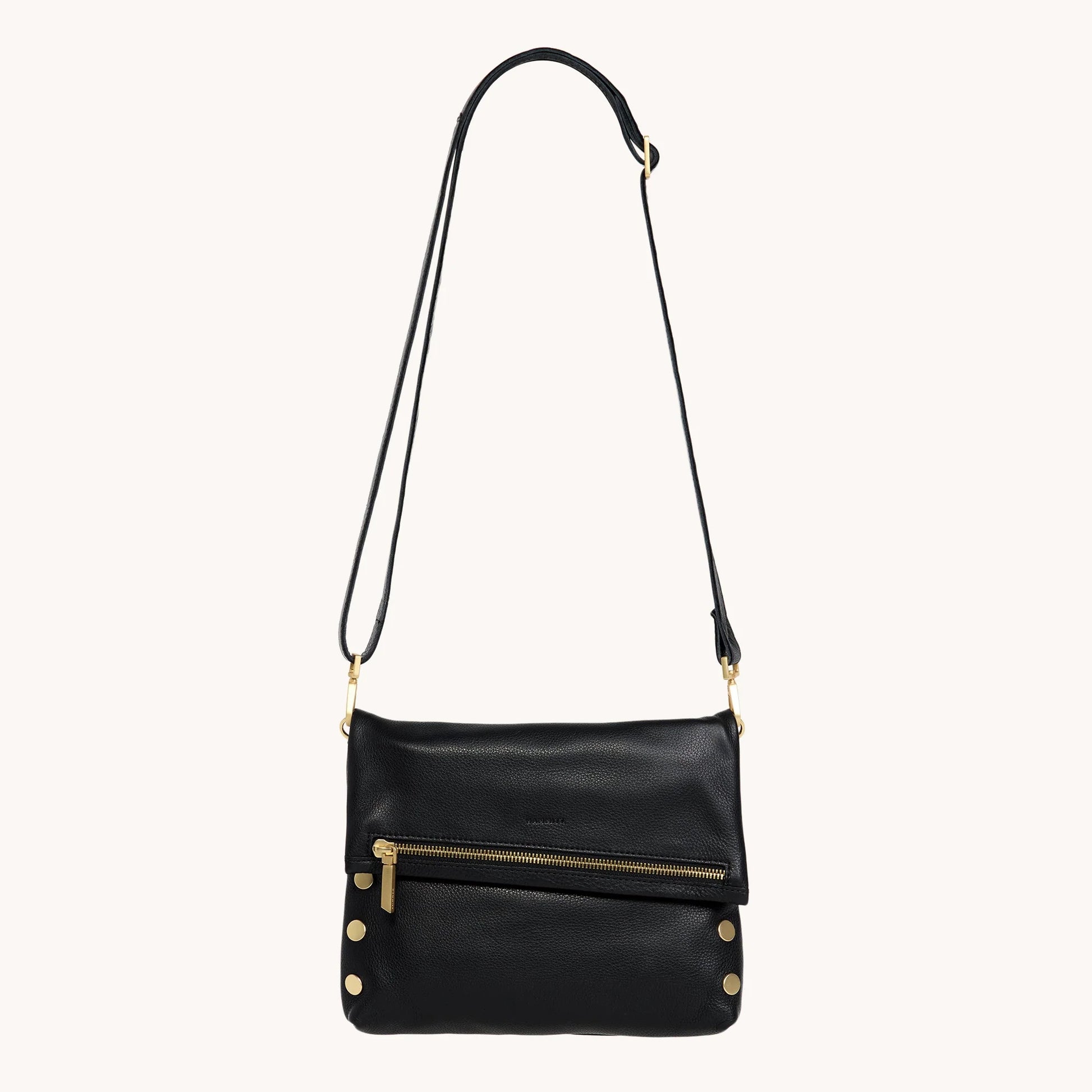 Hammitt VIP Medium Crossbody Bag - Black/Brushed Gold
