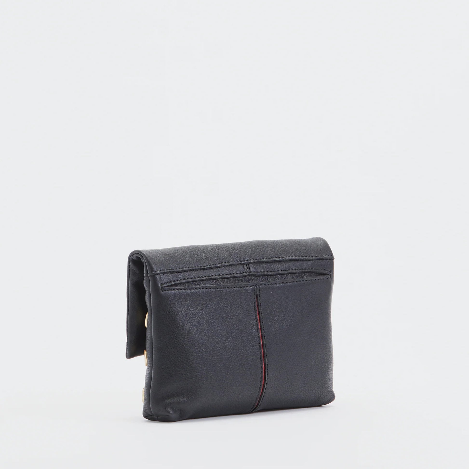 Hammitt VIP Small Crossbody Bag - Black/Brushed Gold with Red Zip