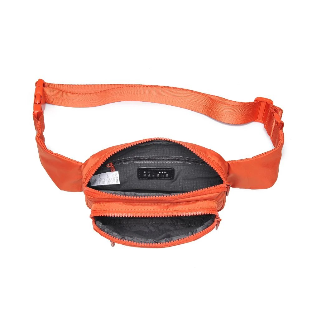 Hip Hugger Nylon Belt Bag - Orange