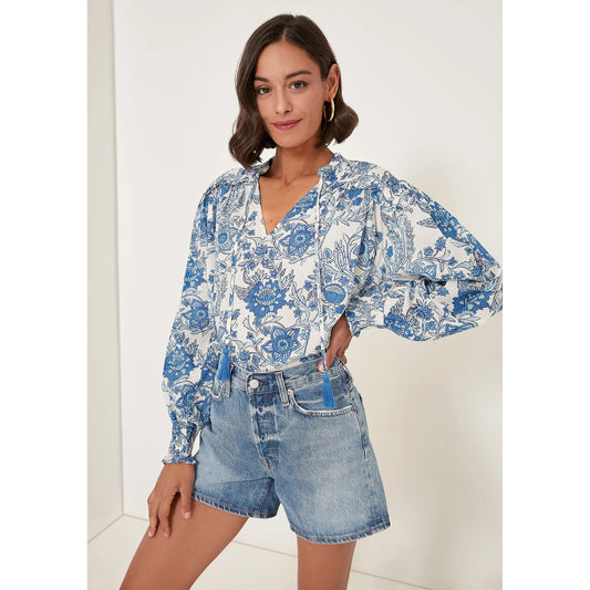 Hollie Shirt - Blue Leticia