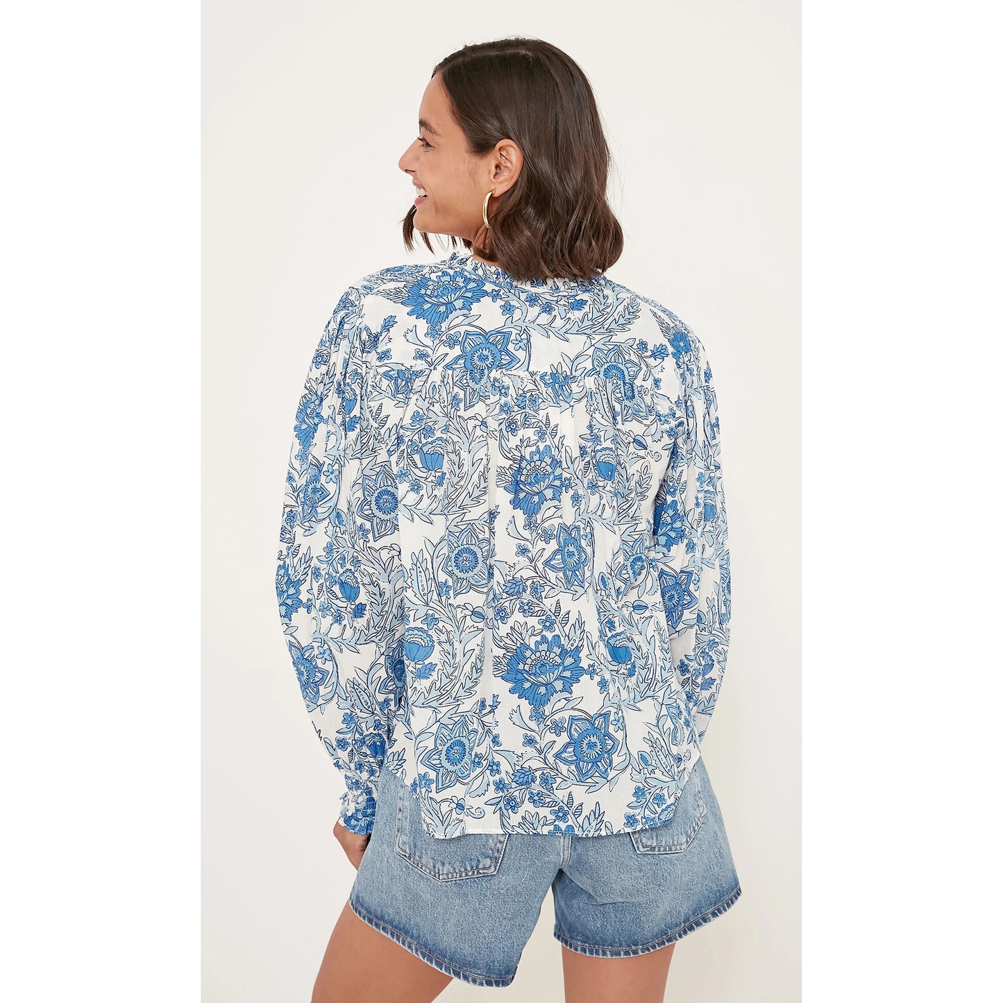 Hollie Shirt - Blue Leticia