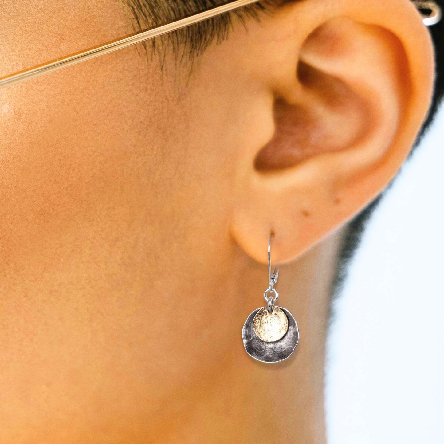 Mixed-Metal ‘Midnight Sonata’ Dangle Earrings