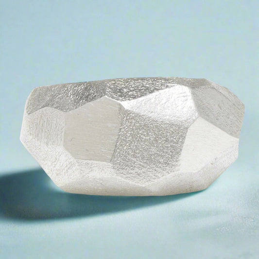 Sculptural Sterling Silver ‘Prism’ Ring