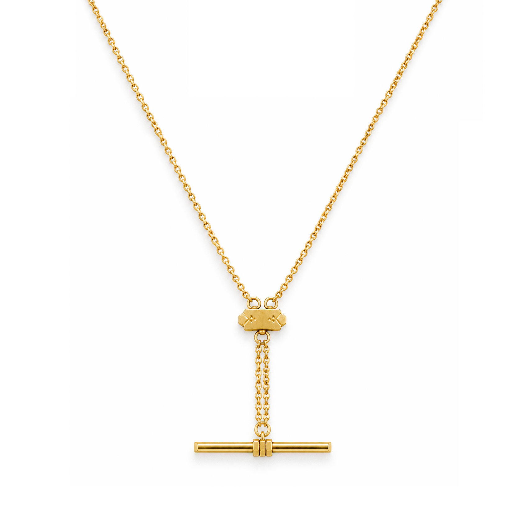 Victorian Intaglio T-Bar Necklace