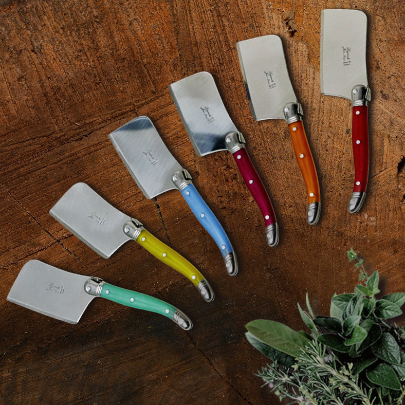 Laguiole Mini Cheese Cleaver (select color)