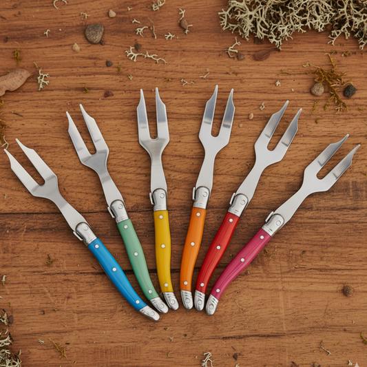 Laguiole Mini Cheese Fork (select color)