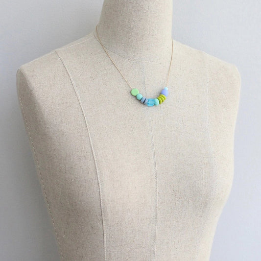Matte Glass Color Pop Necklace