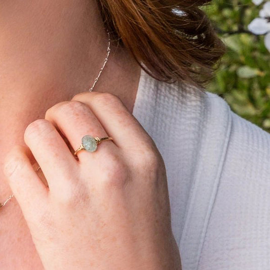 ‘Kyanite Blossom’ Ring