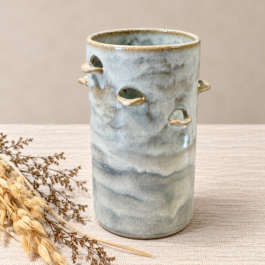 Blue Haze Strawberry Pot Vase