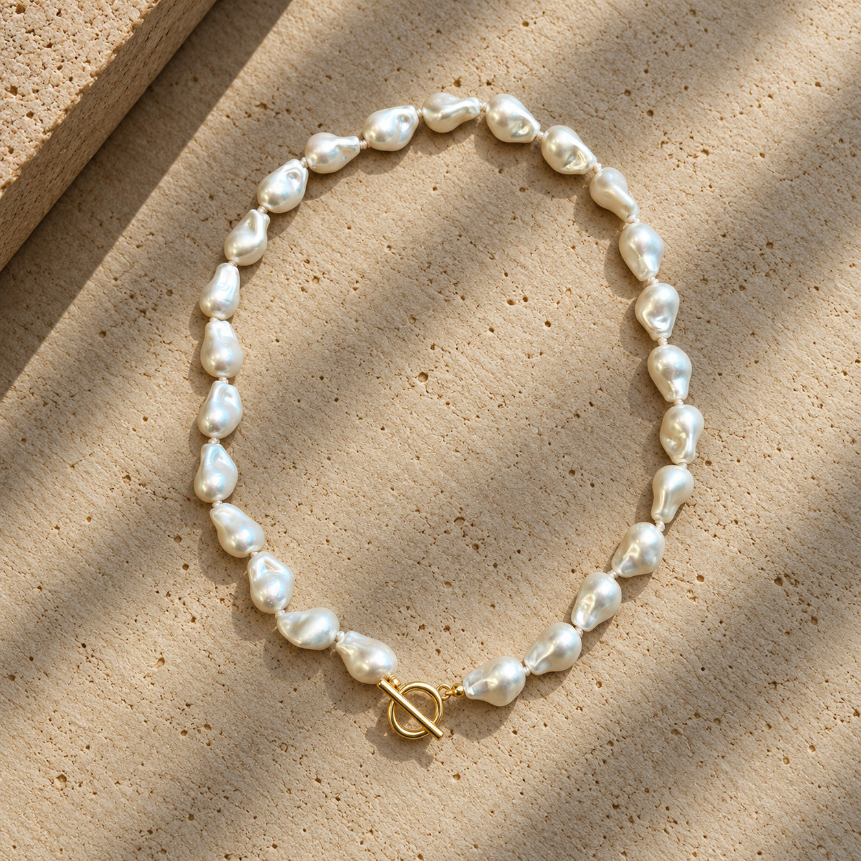 Freshwater Pearl Toggle Necklace