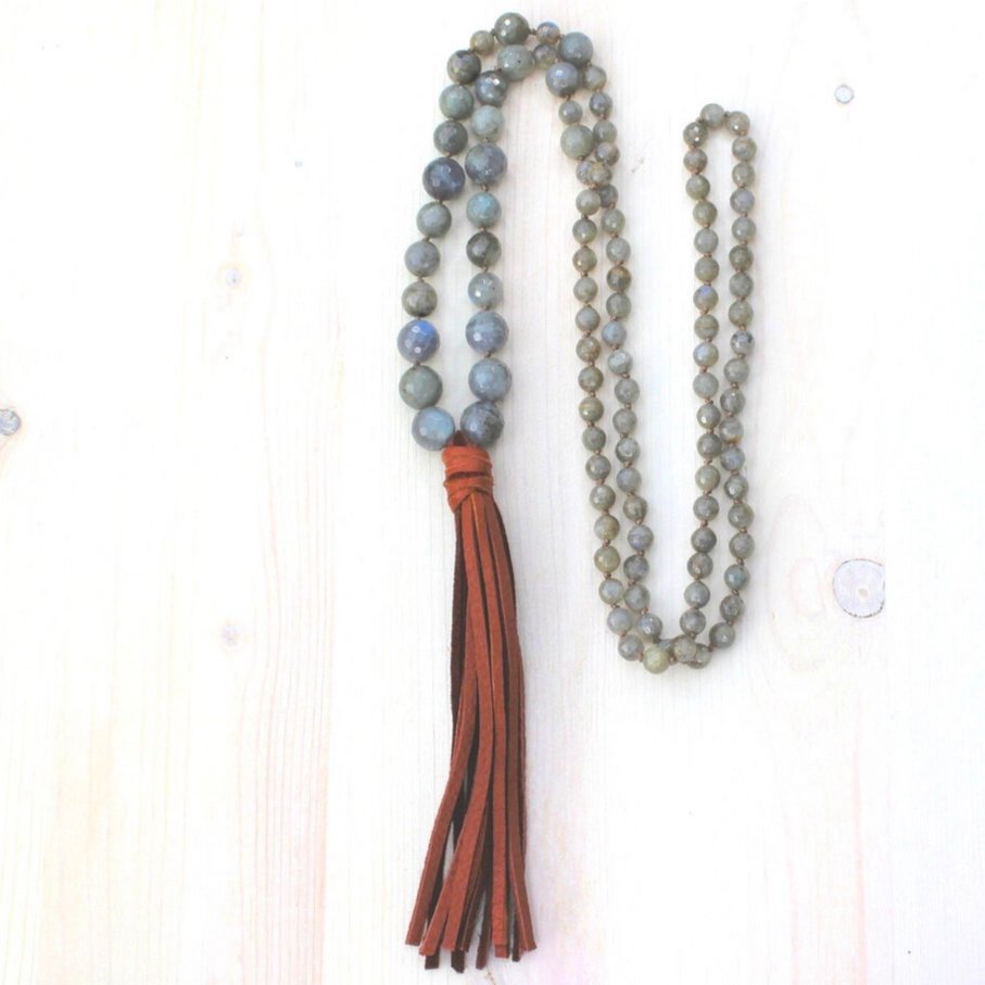 Mala Necklace - Labradorite