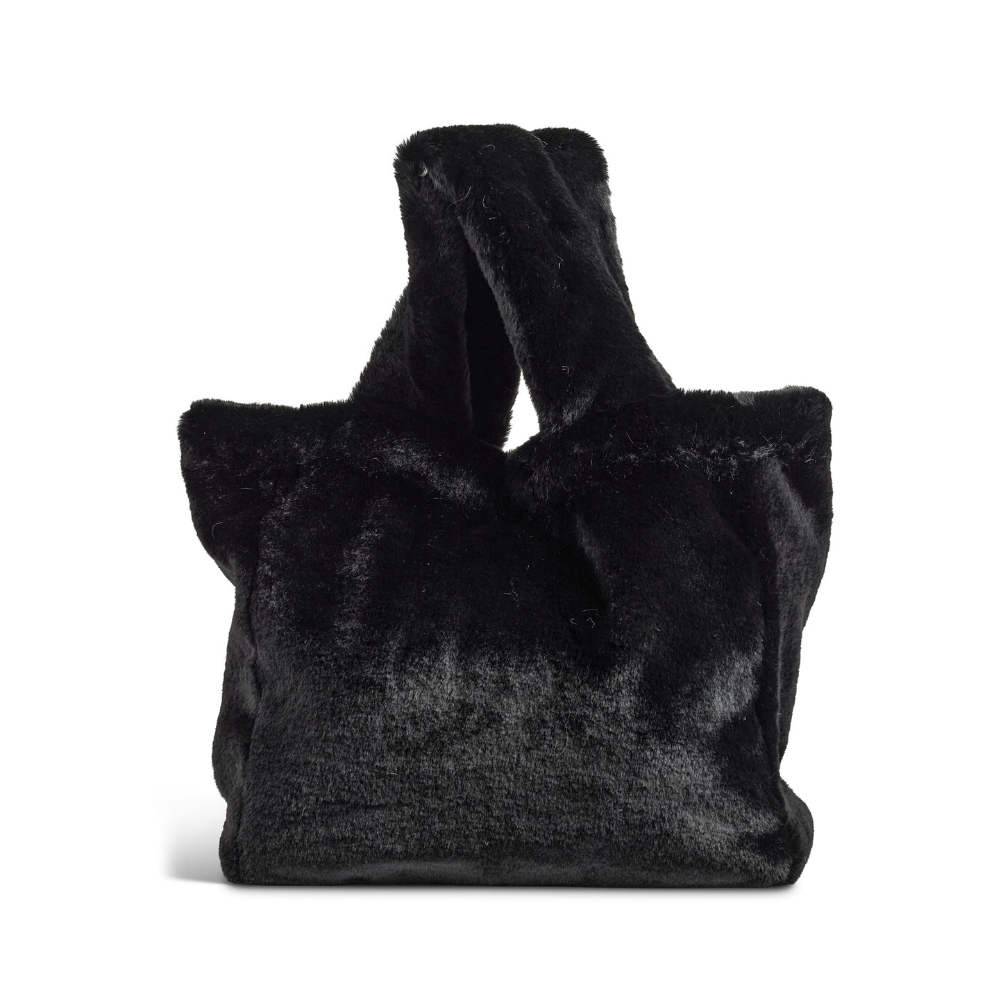 Faux Fur 'Le Mink' Tote Bag - Black