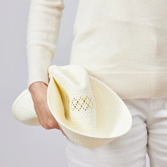 Luxe Packable Sun Hat - Bleach